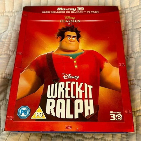 NIB Disney Wreck-It Ralph Blu-ray 3D and 2D Movie - Picture 1 of 3